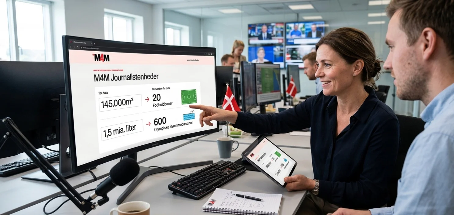 M4M genopliver Journalistenheder: Klassisk omregningsservice får nyt design, nye sammenligninger og stærkere dokumentation